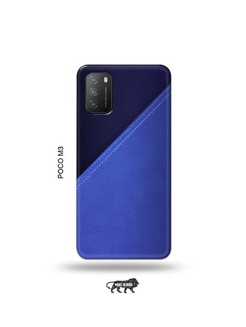 leather back cover compatible with poco m3 - 19035412 - Very Small Image - 1