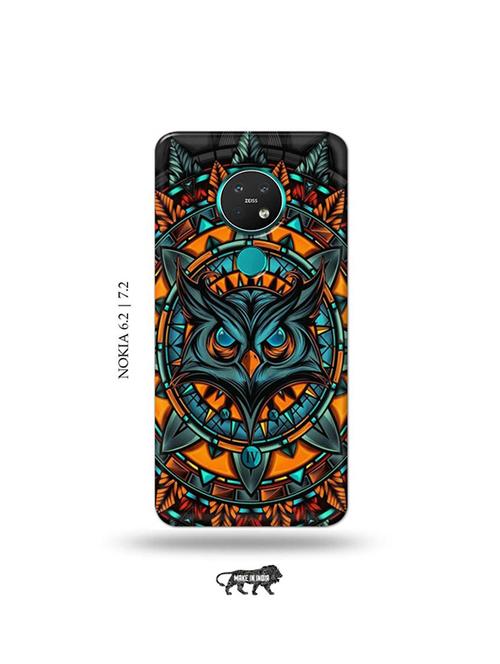 angry owl back cover compatible with nokia 6.2, nokia 7.2 - 19043646 - Very Small Image - 1