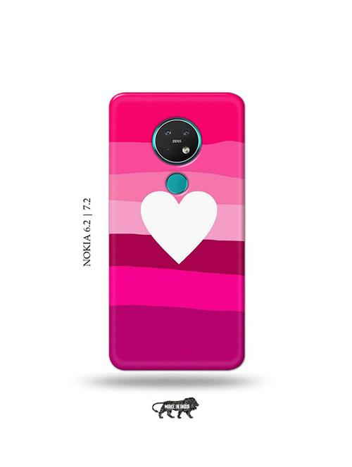 heart back cover compatible with nokia 6.2, nokia 7.2 - 19043772 - Very Small Image - 1