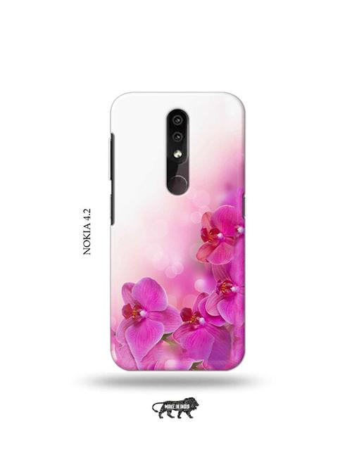 tweakymod designer printed hard case | flowers back cover compatible with nokia 4.2 - 19044831 - Very Small Image - 1