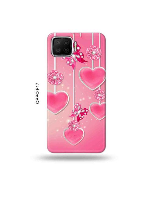 hearts back cover compatible with oppo f17 - 19045329 - Very Small Image - 1