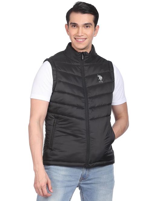 black puffer casual jacket - 19050437 - Very Small Image - 1