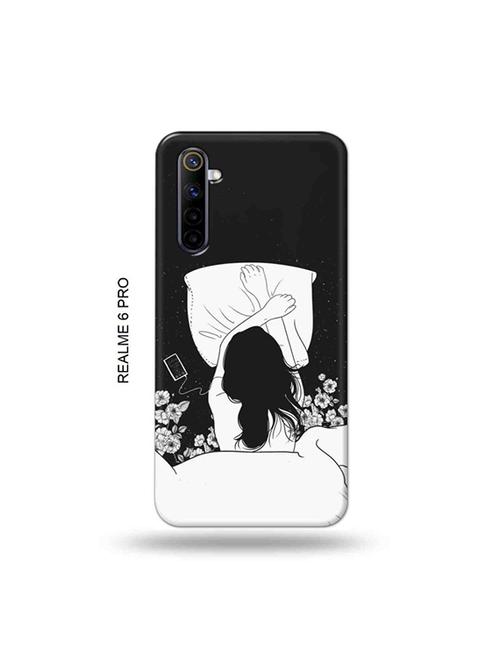 tweakymod designer printed hard case | sleepy girl back cover compatible with realme 6 pro - 19051567 - Very Small Image - 1