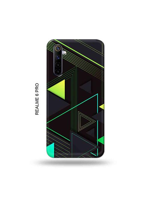tweakymod designer printed hard case | triangular design back cover compatible with realme 6 pro - 19051580 - Very Small Image - 1