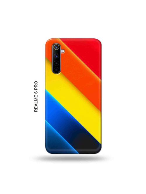 tweakymod designer printed hard case | cross strips back cover compatible with realme 6 pro - 19051597 - Very Small Image - 1