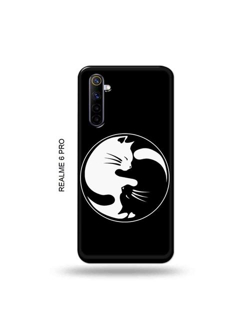 tweakymod designer printed hard case | ninja cat back cover compatible with realme 6 pro - 19051640 - Very Small Image - 1