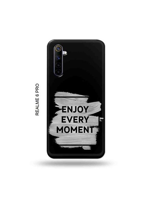 tweakymod designer printed hard case | enjoy every moment back cover compatible with realme 6 pro - 19051720 - Very Small Image - 1