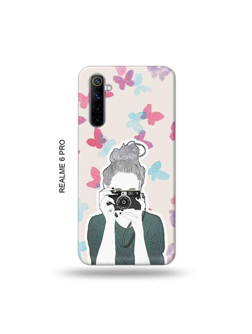 tweakymod designer printed hard case | camera buff girl back cover compatible with realme 6 pro - 19051817 - Very Small Image - 1