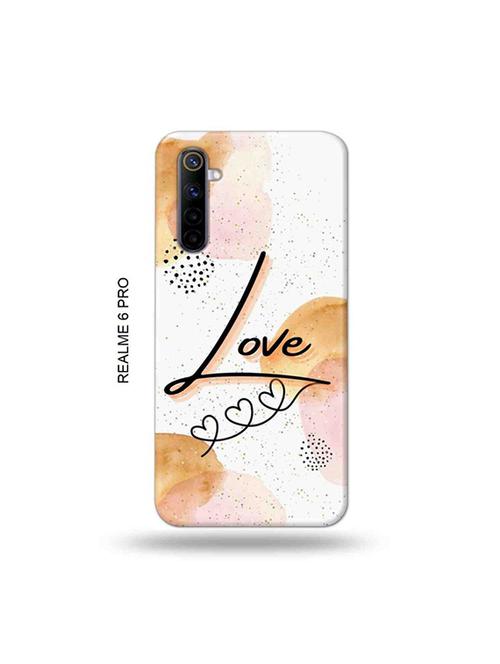 tweakymod designer printed hard case | love back cover compatible with realme 6 pro - 19052004 - Very Small Image - 1