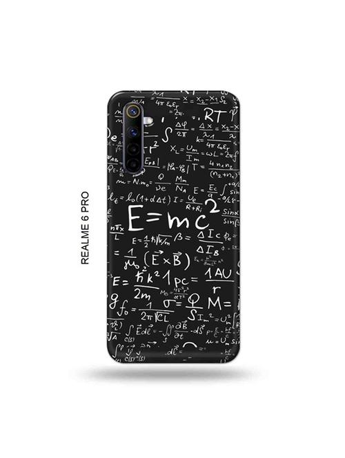tweakymod designer printed hard case | e=mc2 back cover compatible with realme 6 pro - 19052086 - Very Small Image - 1