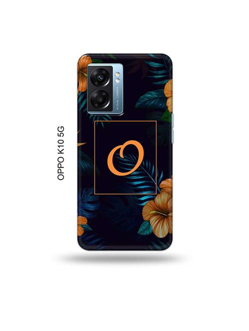 tweakymod designer printed hard case | floral o back cover compatible with oppo k10 5g - 19054192 - Very Small Image - 1