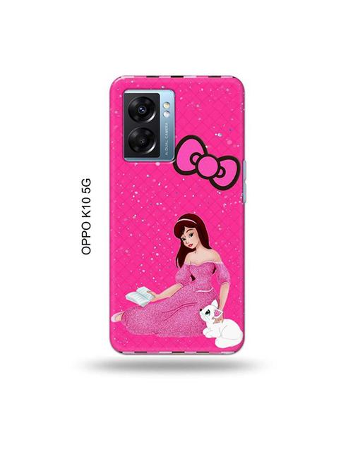 tweakymod designer printed hard case | cute girl back cover compatible with oppo k10 5g - 19054209 - Very Small Image - 1