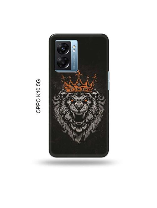 tweakymod designer printed hard case | king lion back cover compatible with oppo k10 5g - 19054303 - Very Small Image - 1