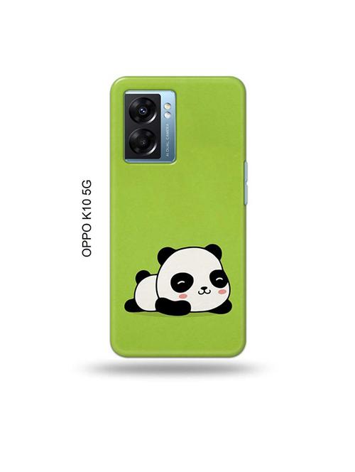 tweakymod designer printed hard case | lazy panda back cover compatible with oppo k10 5g - 19054310 - Very Small Image - 1
