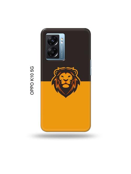 tweakymod designer printed hard case | minimal lion back cover compatible with oppo k10 5g - 19054315 - Very Small Image - 1