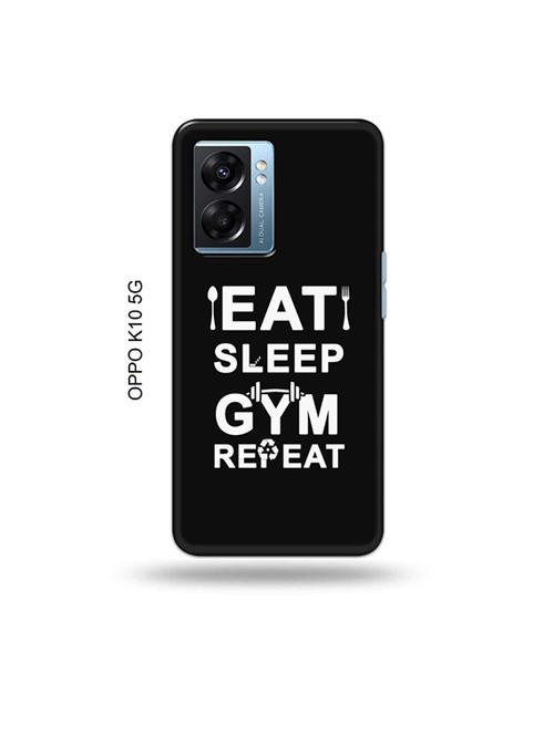 tweakymod designer printed hard case | gym workout back cover compatible with oppo k10 5g - 19054407 - Very Small Image - 1