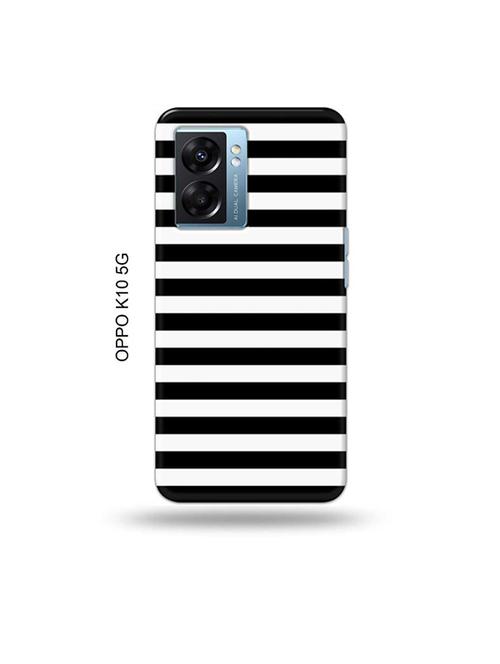 tweakymod designer printed hard case | black strips back cover compatible with oppo k10 5g - 19054439 - Very Small Image - 1