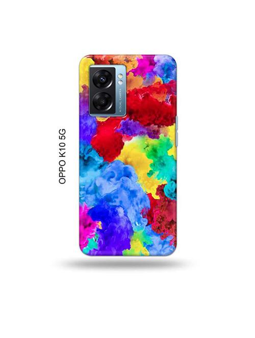 tweakymod designer printed hard case | colour holi back cover compatible with oppo k10 5g - 19054492 - Very Small Image - 1
