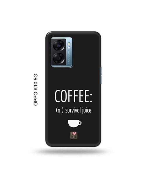 tweakymod designer printed hard case | coffee survival juice back cover compatible with oppo k10 5g - 19054506 - Very Small Image - 1