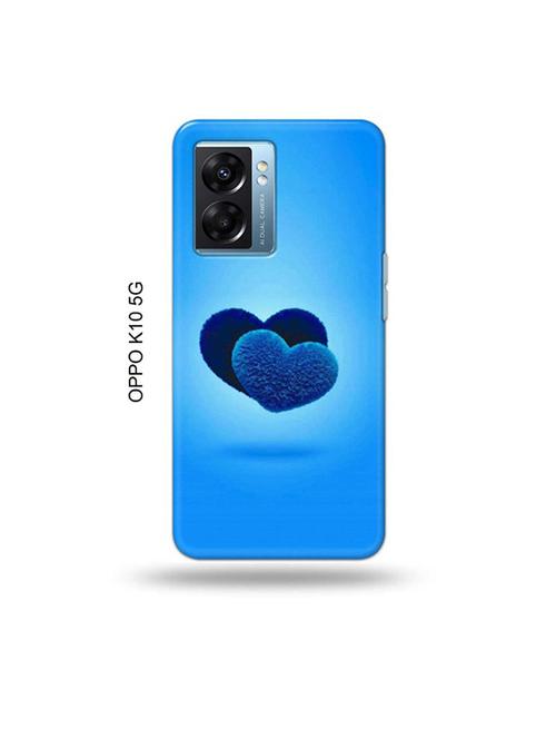 tweakymod designer printed hard case | blue hearts back cover compatible with oppo k10 5g - 19054549 - Very Small Image - 1