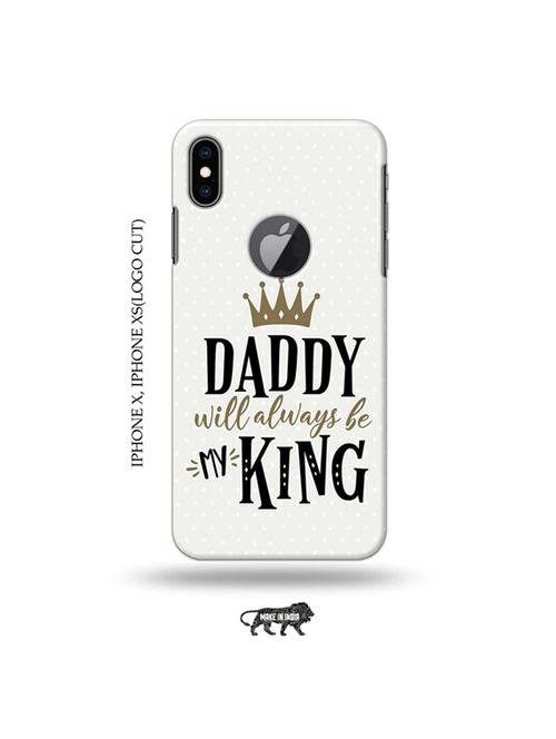 daddy back cover compatible with iphone x, iphone xs(logo cut) - 19055158 - Very Small Image - 1