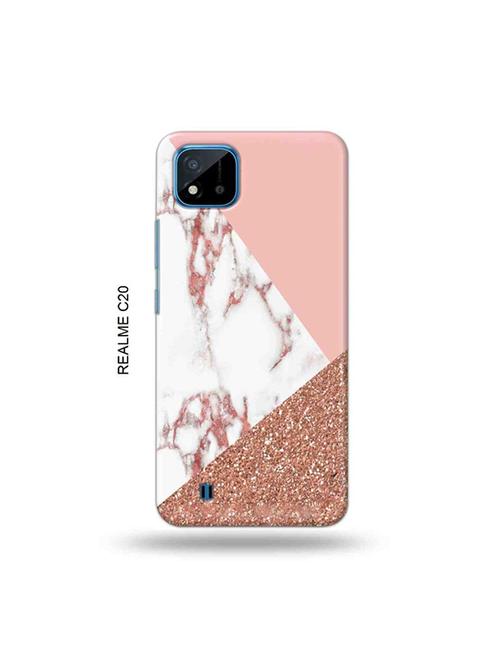tweakymod designer printed hard case | glitter marble back cover compatible with realme c20, realme c11(2021) - 19055908 - Very Small Image - 1