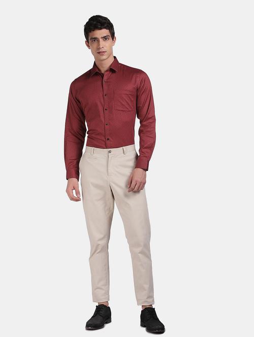 red cotton casual shirt - 19058639 - Very Small Image - 1