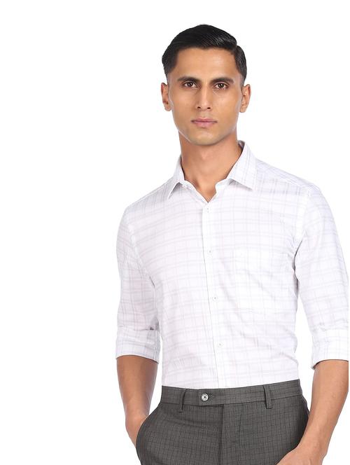 white cotton casual shirt - 19059055 - Very Small Image - 1
