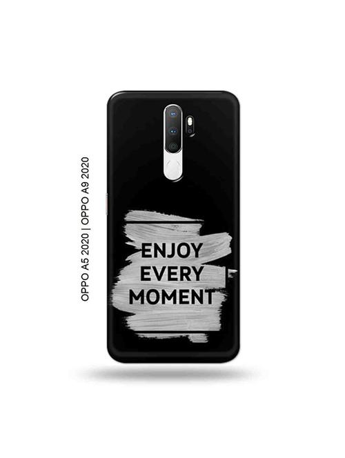 tweakymod designer printed hard case | enjoy every moment back cover compatible with oppo a5 2020, oppo a9 2020 - 19059107 - Very Small Image - 1