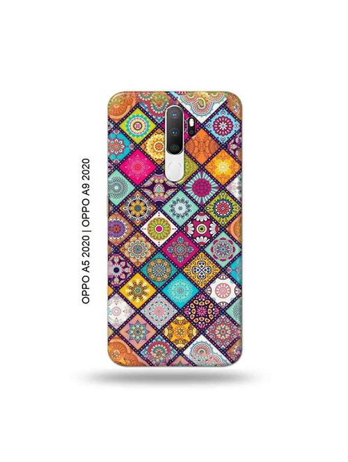 tweakymod designer printed hard case | aztec mix back cover compatible with oppo a5 2020, oppo a9 2020 - 19059153 - Very Small Image - 1