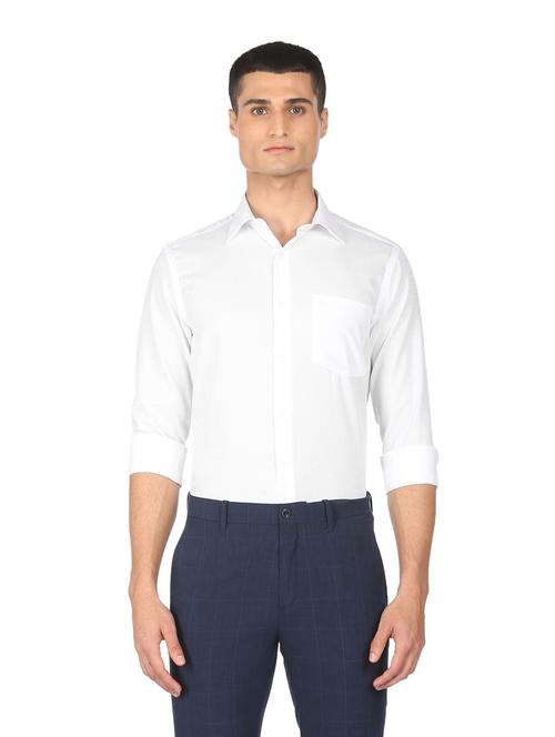 white cotton casual shirt - 19059167 - Very Small Image - 1