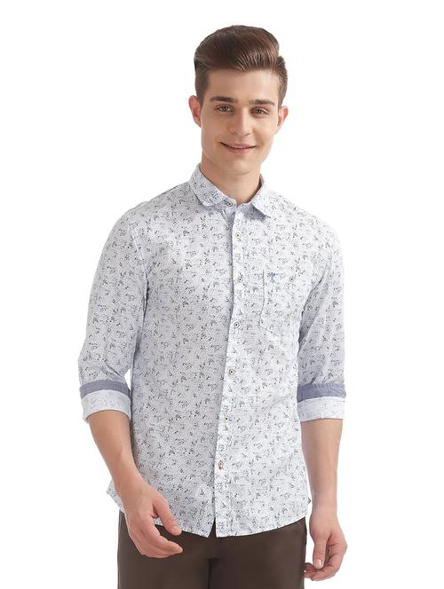 white cotton casual shirt - 19059742 - Very Small Image - 1