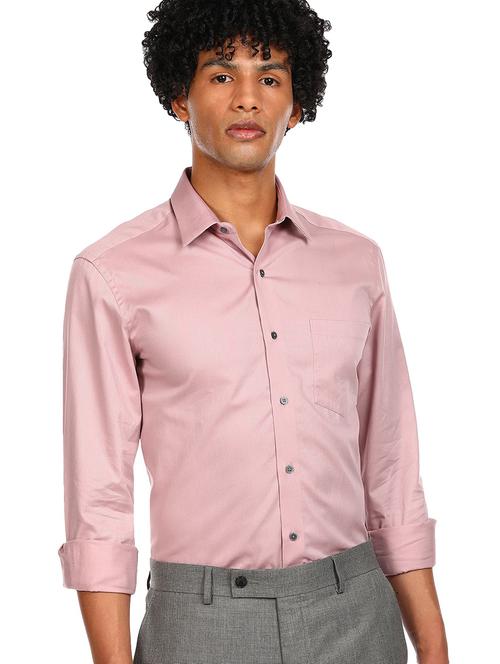 pink cotton casual shirt - 19059771 - Very Small Image - 1