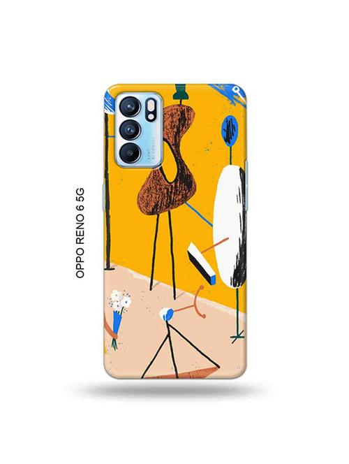 tribal art back cover compatible with oppo reno 6 5g - 19065923 - Very Small Image - 1