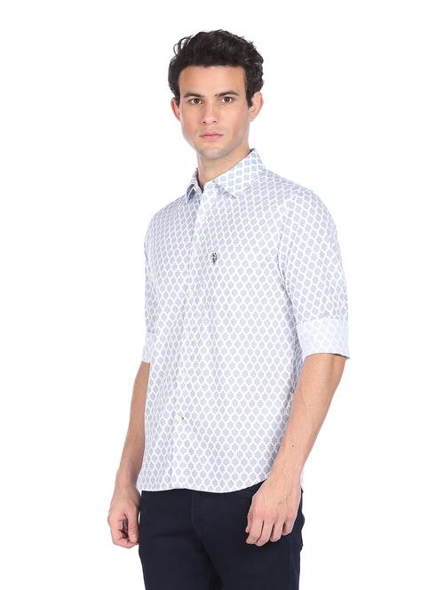 white cotton casual shirt - 19069256 - Very Small Image - 1