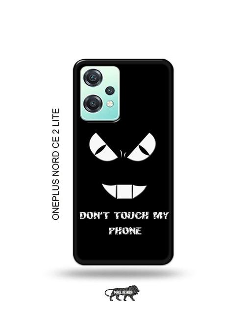 don't touch my phone back cover compatible with oneplus nord ce2 lite - 19070504 - Very Small Image - 1