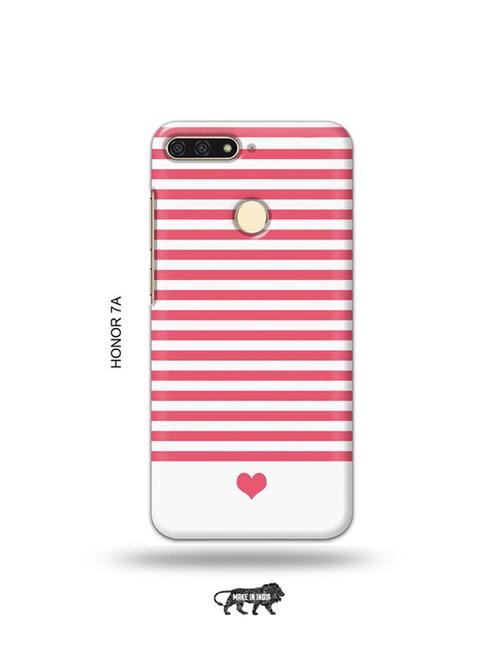 tweakymod designer printed hard case | pink strips back cover compatible with honor 7a - 19075718 - Very Small Image - 1