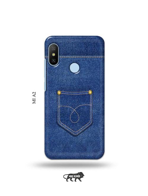 tweakymod designer printed hard case | jean back cover compatible with mi a2 - 19077810 - Very Small Image - 1