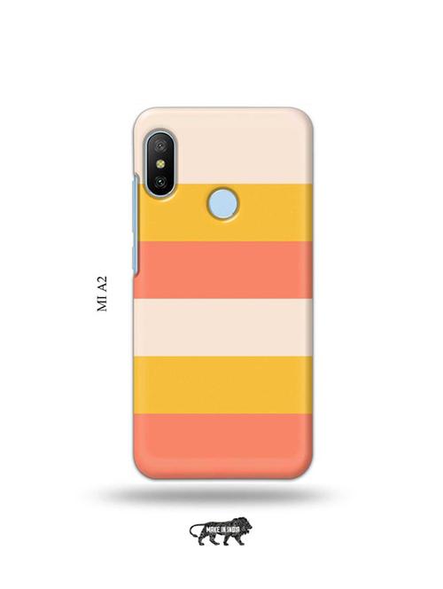 tweakymod designer printed hard case | strips back cover compatible with mi a2 - 19077825 - Very Small Image - 1