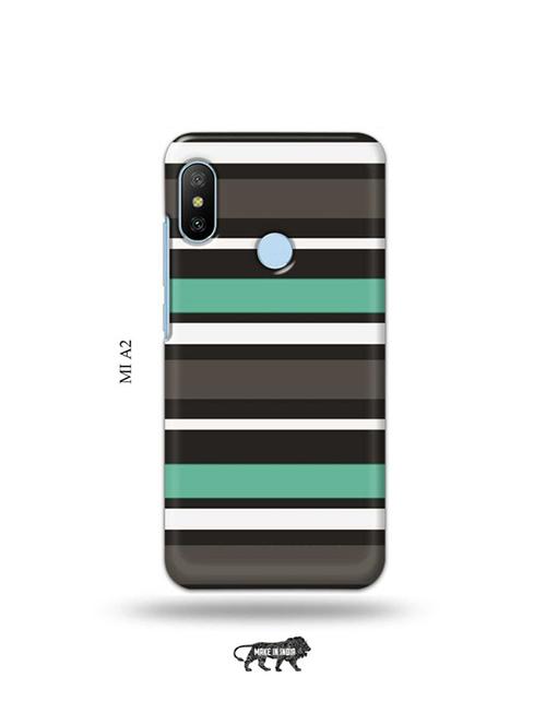 tweakymod designer printed hard case | strips back cover compatible with mi a2 - 19077838 - Very Small Image - 1