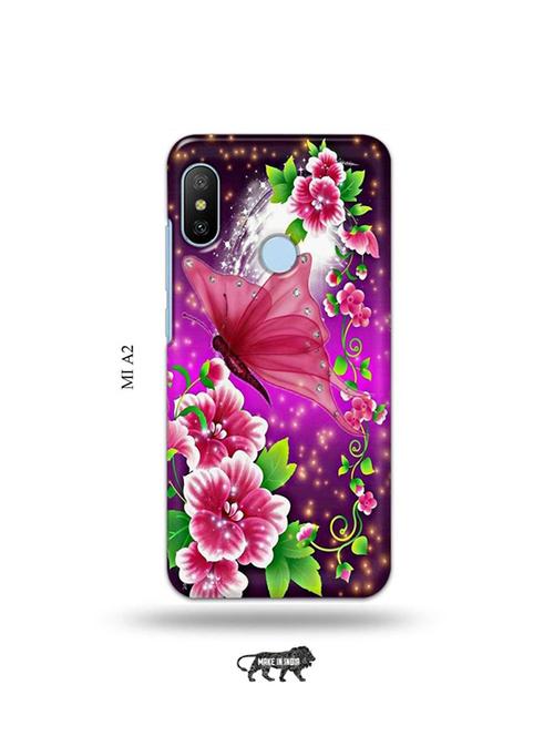 tweakymod designer printed hard case | flowers back cover compatible with mi a2 - 19077913 - Very Small Image - 1