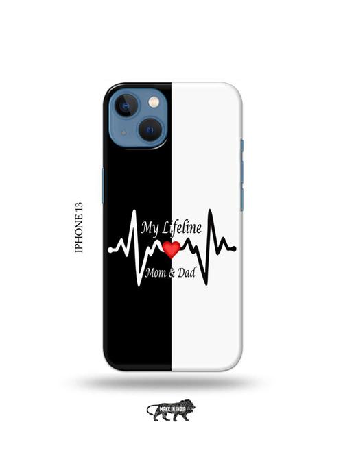 tweakymod designer printed hard case | mom dad lifeline back cover compatible with iphone 13 - 19077994 - Very Small Image - 1