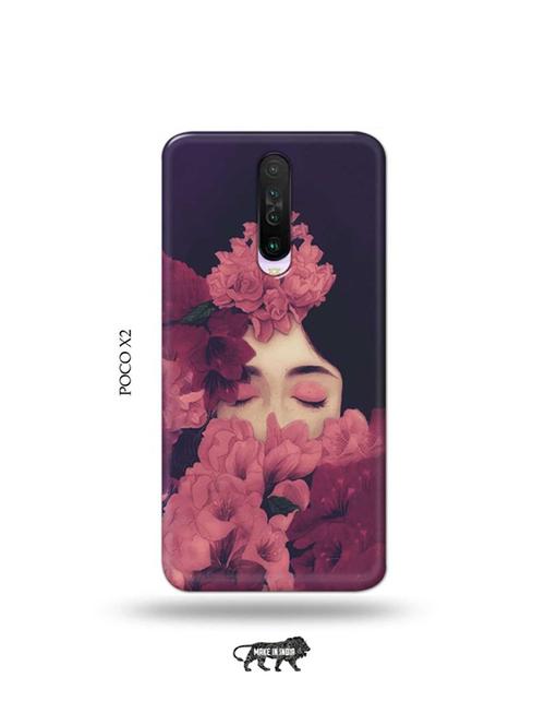 tweakymod designer printed hard case | shy girl back cover compatible with poco x2 - 19078667 - Very Small Image - 1