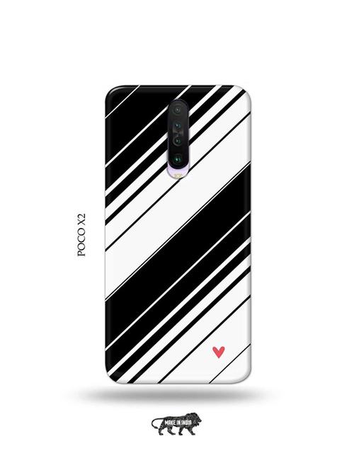 tweakymod designer printed hard case | strips back cover compatible with poco x2 - 19078701 - Very Small Image - 1
