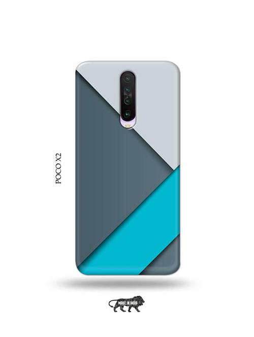 tweakymod designer printed hard case | colour strips back cover compatible with poco x2 - 19078707 - Very Small Image - 1