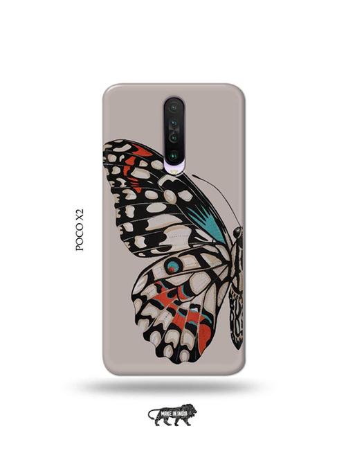 tweakymod designer printed hard case | butterfly back cover compatible with poco x2 - 19078740 - Very Small Image - 1