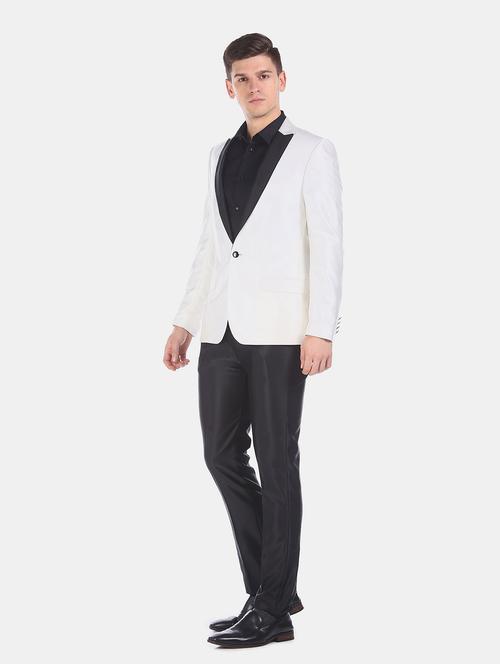 shawl collar solid suit - 19078803 - Very Small Image - 1