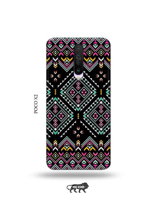tweakymod designer printed hard case | aztec back cover compatible with poco x2 - 19078816 - Very Small Image - 1