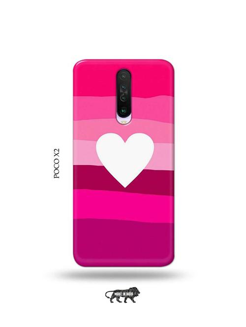 tweakymod designer printed hard case | heart back cover compatible with poco x2 - 19078999 - Very Small Image - 1