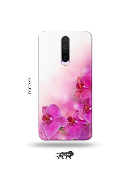 tweakymod designer printed hard case | flowers back cover compatible with poco x2 - 19079020 - Very Small Image - 1
